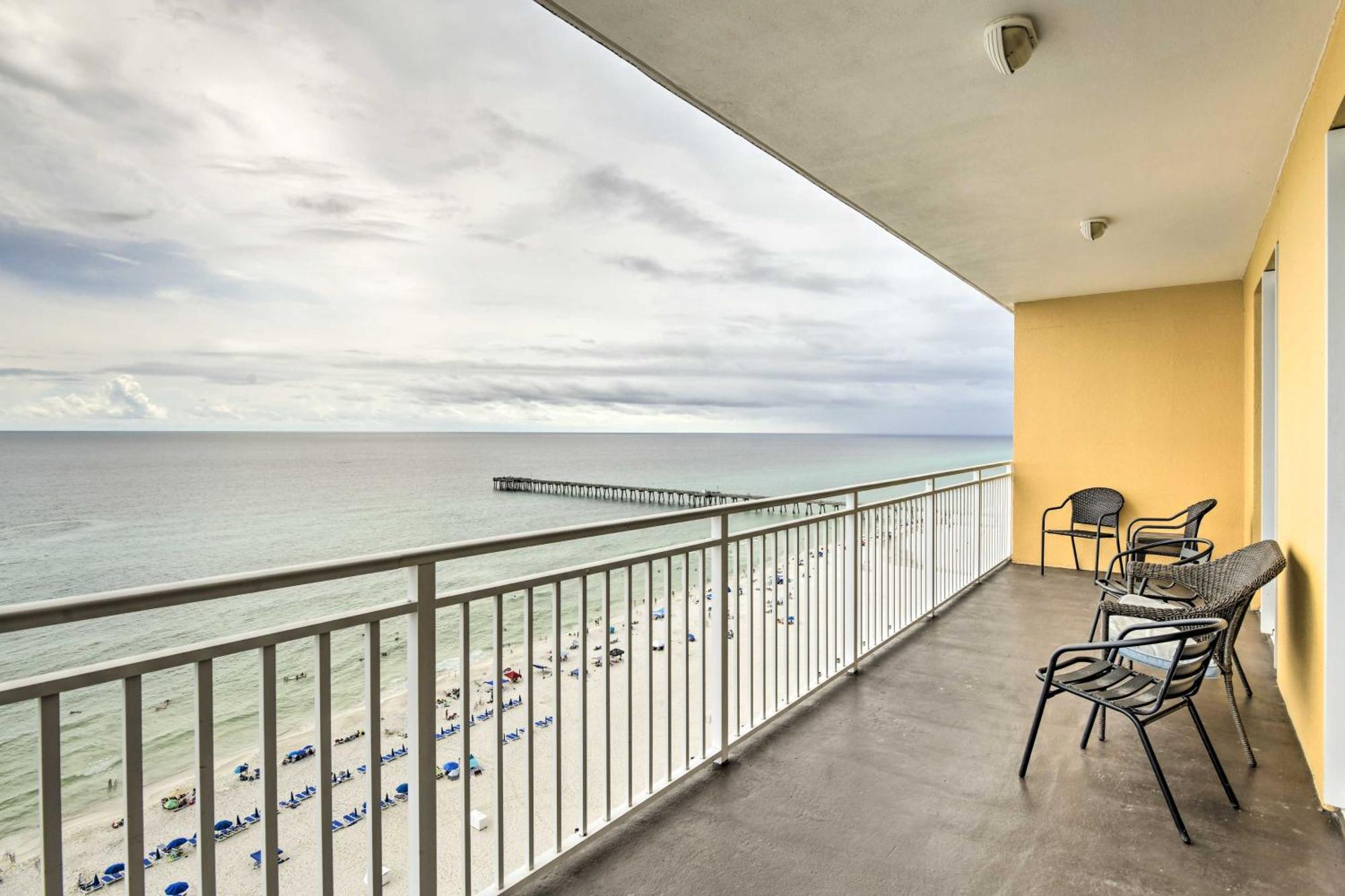 Oceanfront Pcb Condo With Gulf Views And Pool Access! Панама-Сіті-Біч Екстер'єр фото